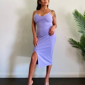 Amber split dress